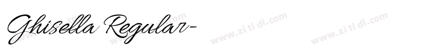 Ghisella Regular字体转换 Ghisella Regular字体转换